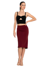 Load image into Gallery viewer, Fishtail Tango Skirt With Back Slit