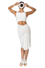 Load image into Gallery viewer, Fishtail Tango Dress With Keyhole Back