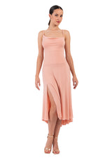 Load image into Gallery viewer, Fit &amp; Flare Keyhole Back Midi Tango Dress
