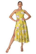 Load image into Gallery viewer, Floral One-Shoulder Tango Dress With Strappy Back