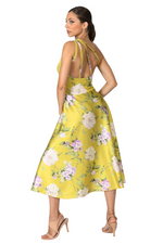 Load image into Gallery viewer, Floral One-Shoulder Tango Dress With Strappy Back