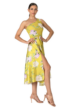 Load image into Gallery viewer, Floral One-Shoulder Tango Dress With Strappy Back