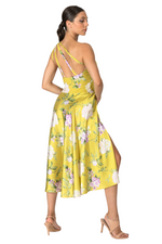 Load image into Gallery viewer, Floral One-Shoulder Tango Dress With Strappy Back