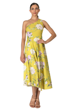 Load image into Gallery viewer, Floral One-Shoulder Tango Dress With Strappy Back