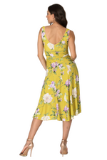 Load image into Gallery viewer, Floral Tango Dress With Slit