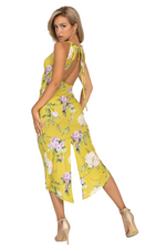 Load image into Gallery viewer, Floral Open Tie Back Tango Dress