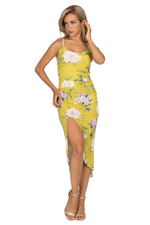 Load image into Gallery viewer, Floral Open Tie Back Tango Dress