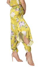 Load image into Gallery viewer, Floral Satin Floral Harem Style Tango Pants