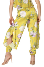 Load image into Gallery viewer, Floral Satin Floral Harem Style Tango Pants