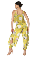 Load image into Gallery viewer, Floral Satin Floral Harem Style Tango Pants