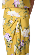 Load image into Gallery viewer, Floral Wrap Effect Tango Skirt
