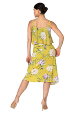 Load image into Gallery viewer, Floral Wrap Effect Tango Skirt