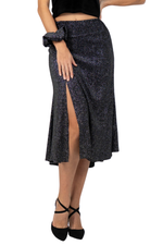 Load image into Gallery viewer, Flowing Sparkling Velvet Skirt With Tail