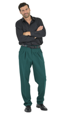 Load image into Gallery viewer, Forest Green Tango Pants With Three Pleats