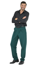 Load image into Gallery viewer, Forest Green Tango Pants With Three Pleats