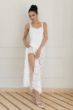 Load image into Gallery viewer, Fringe Wedding Tango Dress
