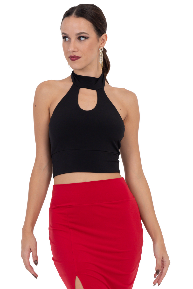トップス JUNYA WATANABE MAN Halter Neck top Front Keyhole With Open Back Halter Neck Top | Tango Tops – conDiva