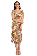 Load image into Gallery viewer, Fruity Summer Print Off-The-Shoulder Crop Top