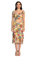 Load image into Gallery viewer, Fruity Summer Print Off-The-Shoulder Crop Top