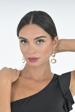 Load image into Gallery viewer, Gaia Clear Tango Earrings