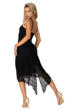 Load image into Gallery viewer, Geometric Lace Fishtail Skirt