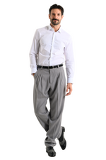 Load image into Gallery viewer, Light Grey Tango Pants With Four Pleats