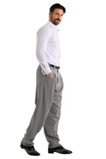 Load image into Gallery viewer, Light Grey Tango Pants With Four Pleats