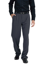 Load image into Gallery viewer, Grey Tango Pants With Two Pleats
