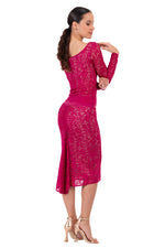 Load image into Gallery viewer, Fuchsia Guipure Lace Blouse With Lining