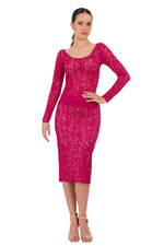 Load image into Gallery viewer, Guipure Lace Fishtail Tango Skirt