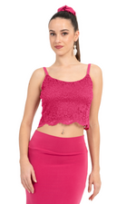 Load image into Gallery viewer, Guipure Lace Tango Crop Top