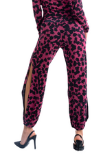 Load image into Gallery viewer, Hot Pink Animal Print Babucha Tango Pants