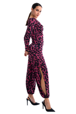 Load image into Gallery viewer, Hot Pink Animal Print Babucha Tango Pants