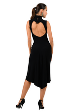 Load image into Gallery viewer, Jersey Tango Dress With Heart Cutout