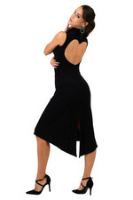 Load image into Gallery viewer, Jersey Tango Dress With Heart Cutout