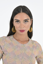Load image into Gallery viewer, Luna Gold Tango Earrings