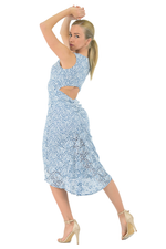Load image into Gallery viewer, Lace Keyhole Back Fishtail Dress