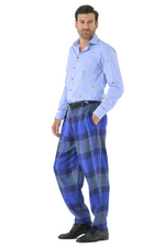 Load image into Gallery viewer, Light Blue Striped Men's Shirt With Sunflowers