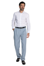 Load image into Gallery viewer, Light Blue Tango Pants With Two Pleats