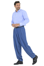 Load image into Gallery viewer, Lightweight Denim Tango Pants With Two Inverted Pleats