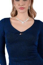 Load image into Gallery viewer, Long Sleeve Tango Dress With Open Back