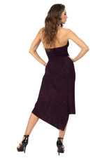 Load image into Gallery viewer, Mandarin Neckline Sparkling Tango Dress