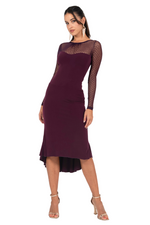 Load image into Gallery viewer, Mermaid Dress With Tulle Sleeves