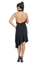 Load image into Gallery viewer, Mini Asymmetric Dance Dress