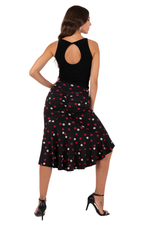 Load image into Gallery viewer, Mixed Polka Dot Mermaid Tango Skirt