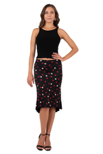 Load image into Gallery viewer, Mixed Polka Dot Mermaid Tango Skirt
