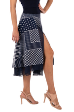 Load image into Gallery viewer, Mixed Polka Dot Two-layer Dance Skirt