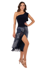Load image into Gallery viewer, Mixed Polka Dot Two-layer Dance Skirt