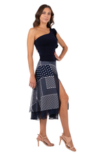 Load image into Gallery viewer, Mixed Polka Dot Two-layer Dance Skirt