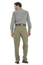 Load image into Gallery viewer, Olive Green Men's Tango Pants With Three Pleats